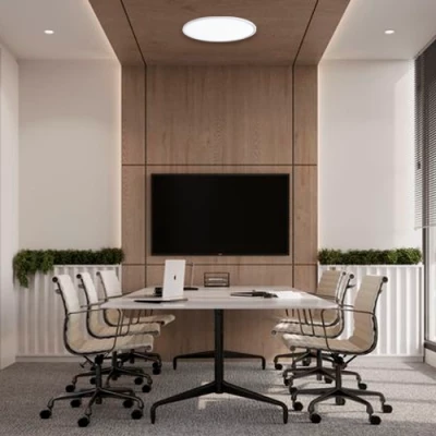 LED Ūdensizturīgs gaismeklis 50W, 3CCT, 6000Lm, IP44, Ø 600 x 27 mm