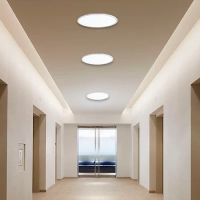 LED Ūdensizturīgs gaismeklis 50W, 3CCT, 6000Lm, IP44, Ø 600 x 27 mm