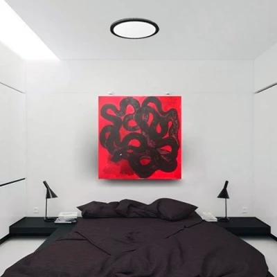 LED Ūdensizturīgs gaismeklis ar PIR kustības sensoru 30W, 3CCT, 3600Lm, IP65, Ø 300 x 55 mm