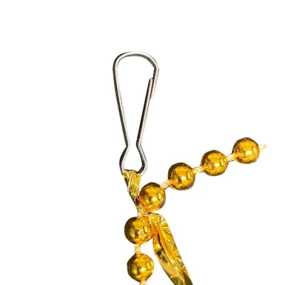 Christmas decoration - Santa Claus on a rope with a melody, 3xAAA, 100cm