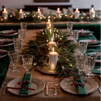 Рождественская гирлянда на медной леске 3xAA, 5m, теплый белый, 50LED, IP20