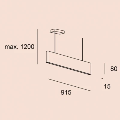 LED Griestu gaismeklis THIN, 25.9W, 3000K, 751Lm