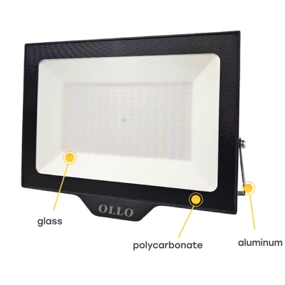 LED Moisture-resistant outdoor floodlight 50W, 5000Lm, 4000K, IP65