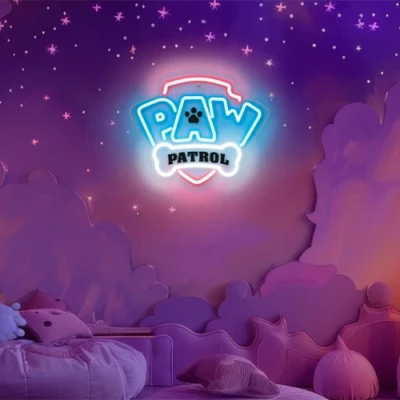 LED Neon light sign - PAW PATROL