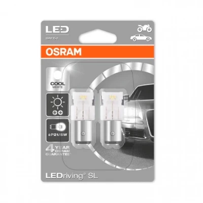 LED bulbs P21/5W, 1.7W, 6000K, LEDriving SL series