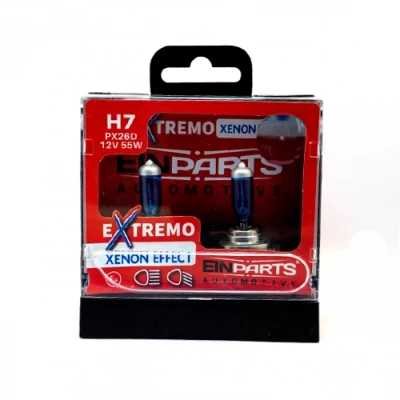 Галогенные лампы H7, 9-16V, 55W, 6000K, серия EXTREMO XENON EFFECT