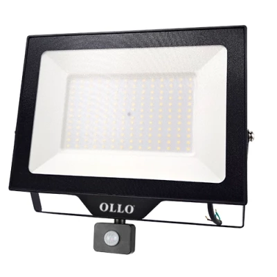 LED Влагостойкий уличный прожектор с датчиком движения 150W, 15 000Lm, 4000K, IP65