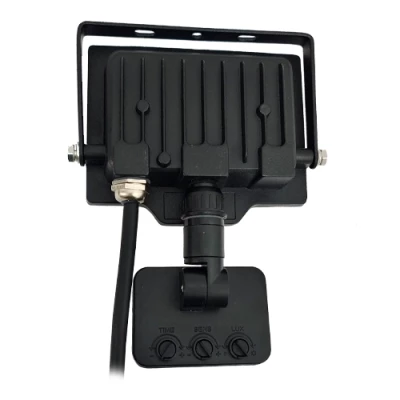 LED Moisture-resistant outdoor floodlight with motion sensor 10W, 1100Lm, 4000K, IP65