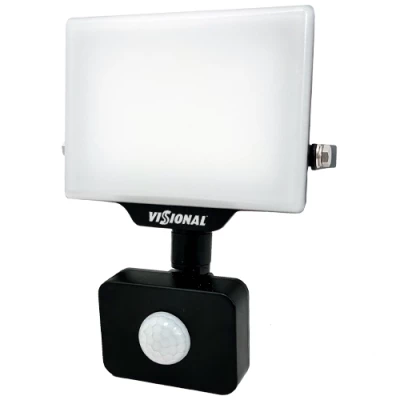 LED Moisture-resistant outdoor floodlight with motion sensor 20W, 2200Lm, 4000K, IP65