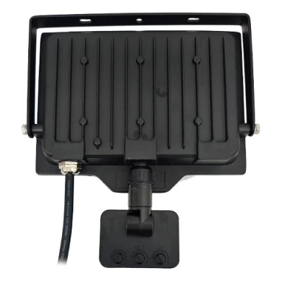 LED Moisture-resistant outdoor floodlight with motion sensor 50W, 5500Lm, 4000K, IP65