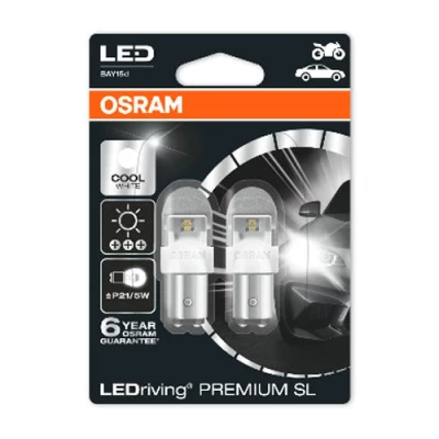 LED spuldzes P21/5W, 2W, 12V, 6000K, LEDriving Premium SL sērija