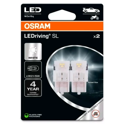 LED bulbs W21 / 5W, 1W, 6000K, 12V, LEDriving SL series