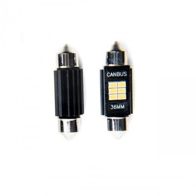 LED bulbs C5W, 6000K, 9-16V