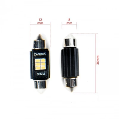 LED bulbs C5W, 6000K, 9-16V