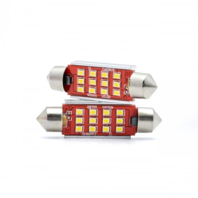 LED лампочки C5W, 6000K, 9-16V, 42 mm