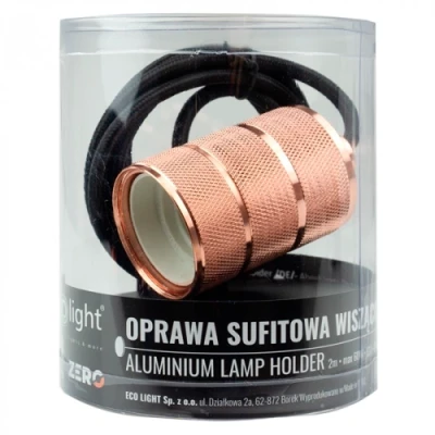 Piekaramais gaismeklis ar 2m vadu, excl. E27, max 60W, IP20