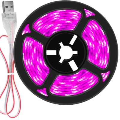 LED Grow strip for plants 3m, IP20, USB 5V