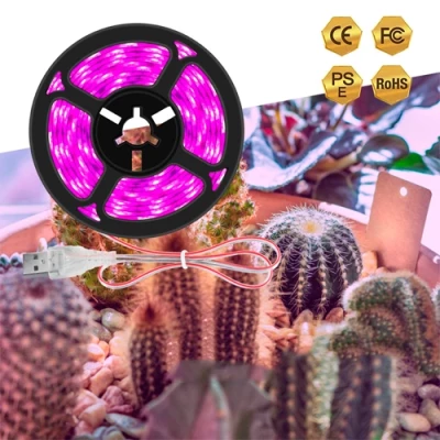 LED Grow strip for plants 3m, IP20, USB 5V