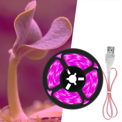 LED Grow strip for plants 3m, IP20, USB 5V