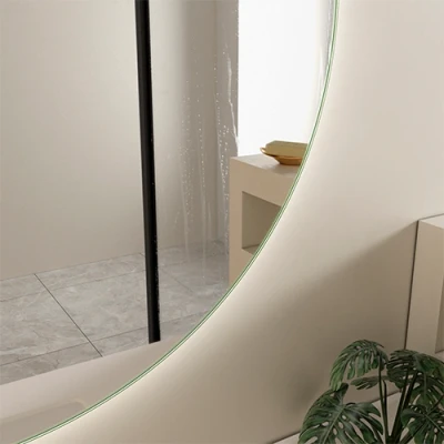 LED mirror with heating function MAYA, Ø 60 cm, 4000K, 12W, 1386Lm, IP44