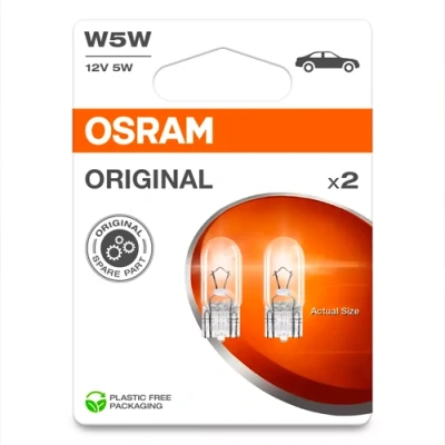 Halogen bulbs W5W, 5W, 12V, 50Lm, ORIGINAL series