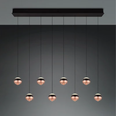 Подвесной светильник ORBIT, 8x8W, 8x960lm, 2300+3000+4000K