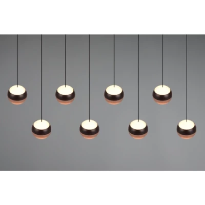 Подвесной светильник ORBIT, 8x8W, 8x960lm, 2300+3000+4000K