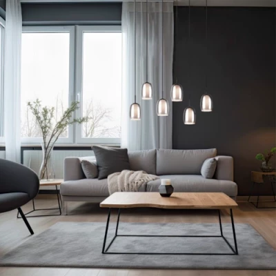 Подвесной светильник BARRET, excl. 6xE14, max 10W