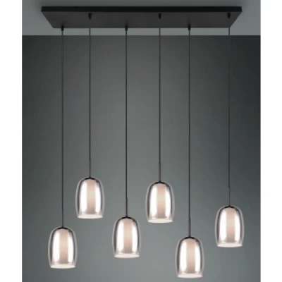 Подвесной светильник BARRET, excl. 6xE14, max 10W