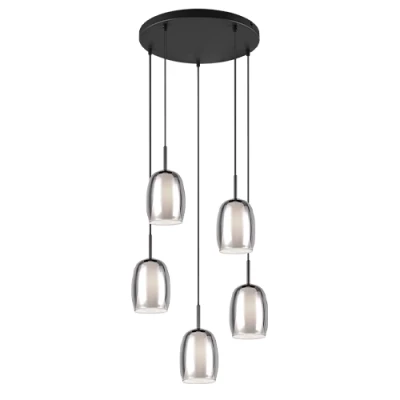 Piekaramā lampa BARRET, excl. 5xE14, max 10W