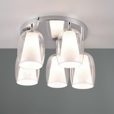 Потолочный светильник BARRET, excl. 5xE14, max 10W