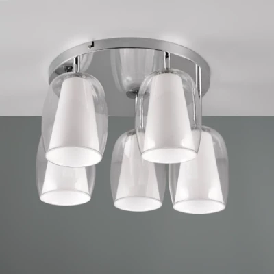 Потолочный светильник BARRET, excl. 5xE14, max 10W