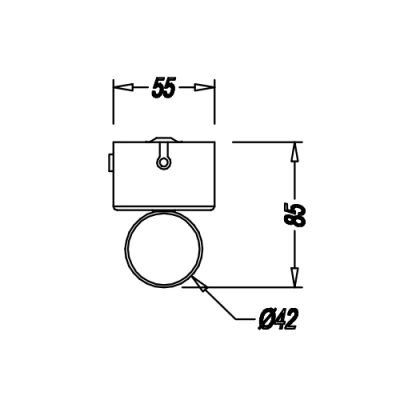 LED Wall lamp for paintings and mirrors MATTIMO, 4.3W, 450Lm, IP44, 3000K
