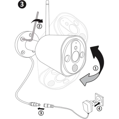 Outdoor Motion Smart Video Surveillance Camera Wi-Fi SMART CAMERA COSMO Z1 TUYAsmart