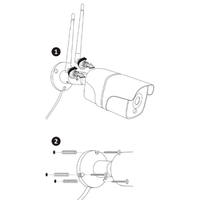 Outdoor Motion Smart Video Surveillance Camera Wi-Fi SMART CAMERA COSMO Z2 TUYAsmart