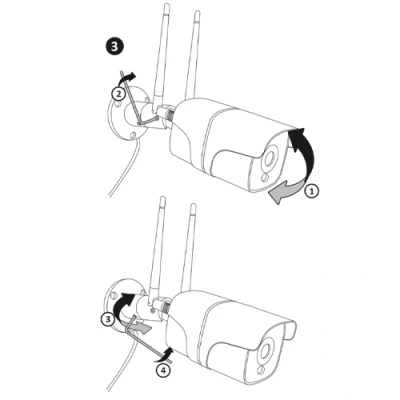 Outdoor Motion Smart Video Surveillance Camera Wi-Fi SMART CAMERA COSMO Z2 TUYAsmart