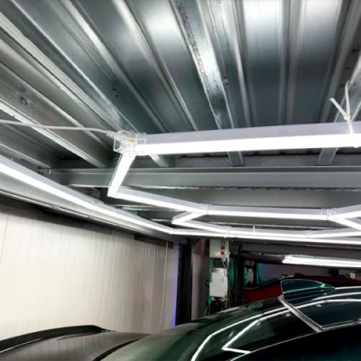 LED Ceiling Light Set HEXAGON, 750W, 6500K, P44, 290 x 505 cm