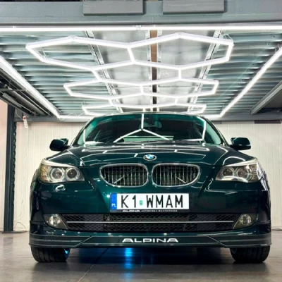 LED Griestu gaismekļu komplekts HEXAGON, 450W, 6500K, P44, 244 x 411 cm