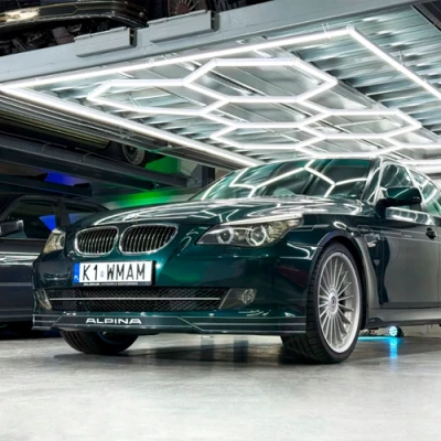 LED Griestu gaismekļu komplekts HEXAGON, 450W, 6500K, P44, 244 x 411 cm