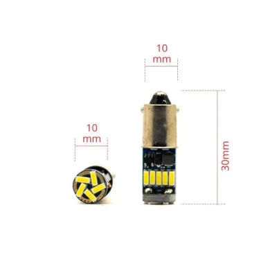 LED bulbs BA9S, 6000K, 9-16V