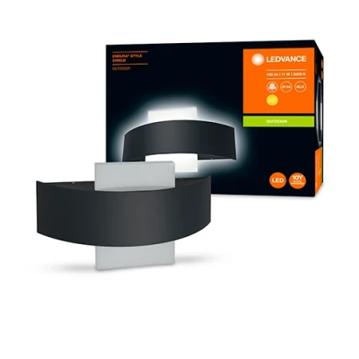 LED Outdoor facade luminaire 10.5W, 3000K, 410Lm, IP44, ENDURA STYLE SHIELD