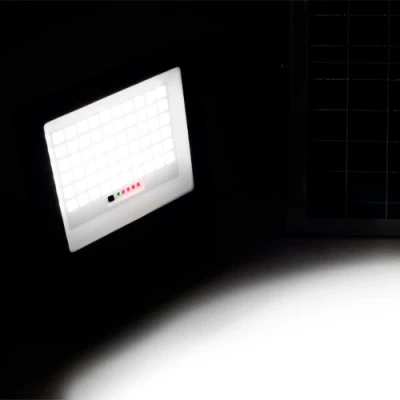 LED Floodlight with solar panel, 60W, 6500K, IP65, 1190Lm, GRIS URBANO