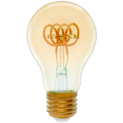 LED bulb filament, E27, A60, 1W, 400Lm, 2700K, 120°