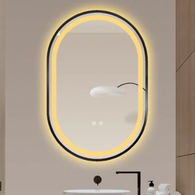 Mirror with LED lighting, 50x75 cm, 11.5W, Warm - neutral - cold white, IP44