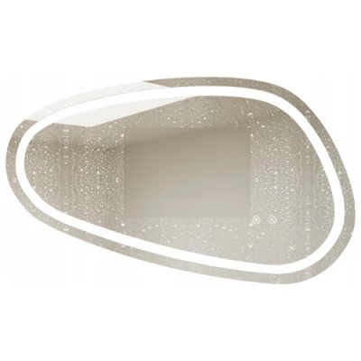 Зеркало с LED подсветкой, 80x45 см, 8.5W, Теплый - нейтральный - холодный белый, IP44