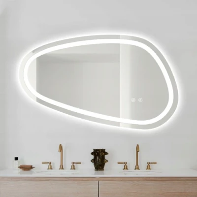 Зеркало с LED подсветкой, 80x45 см, 8.5W, Теплый - нейтральный - холодный белый, IP44