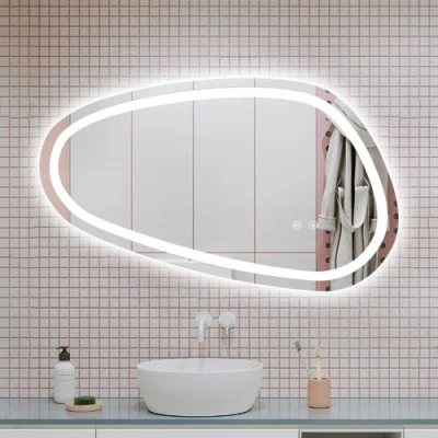 Зеркало с LED подсветкой, 80x45 см, 8.5W, Теплый - нейтральный - холодный белый, IP44