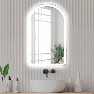 Spogulis ar LED apgaismojumu, 50x80 cm, 10W, Silti - neitrāli - auksti balts, IP44