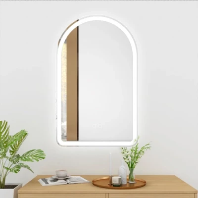 Spogulis ar LED apgaismojumu, 50x80 cm, 10W, Silti - neitrāli - auksti balts, IP44