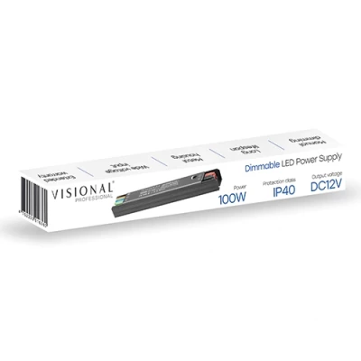 Dimmable LED power supply 12V, 8.33A, 100W, IP40